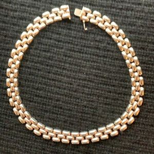 Silver 925 choker necklace